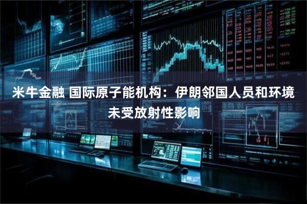 米牛金融 国际原子能机构：伊朗邻国人员和环境未受放射性影响
